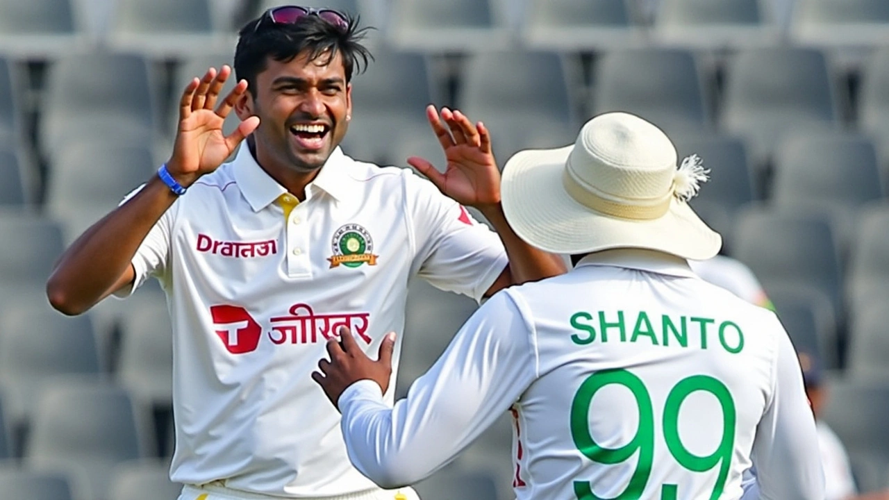 Taijul Islam's Five-Wicket Performance Drives Thrilling Start to Bangladesh-South Africa Test Match